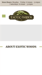 Mobile Screenshot of exotic-woods.com